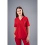 Bluză medicală roșie de damă Jex-Blake thumbnail