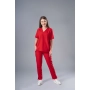 Costum medical roșu de damă Jex-Blake thumbnail