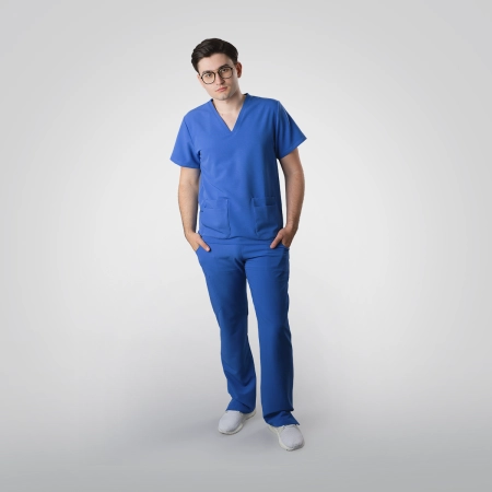 Costum medical albastru bărbați Aranzi