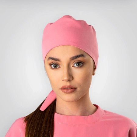 Bonetă medicală roz de damă