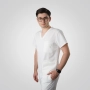 Bluză medicală albă bărbați Osler thumbnail