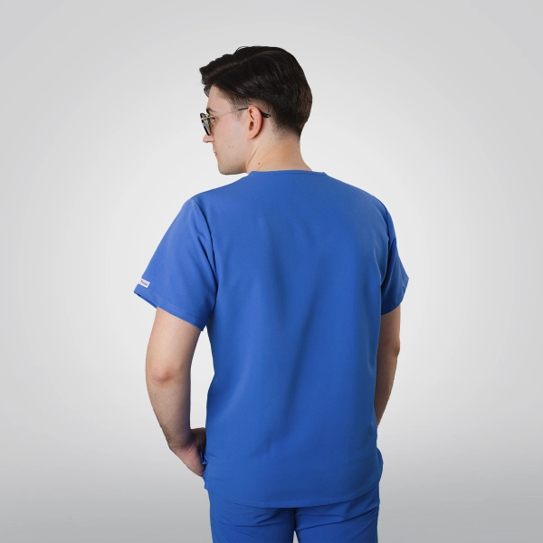 Bluză medicală albastră bărbați Osler