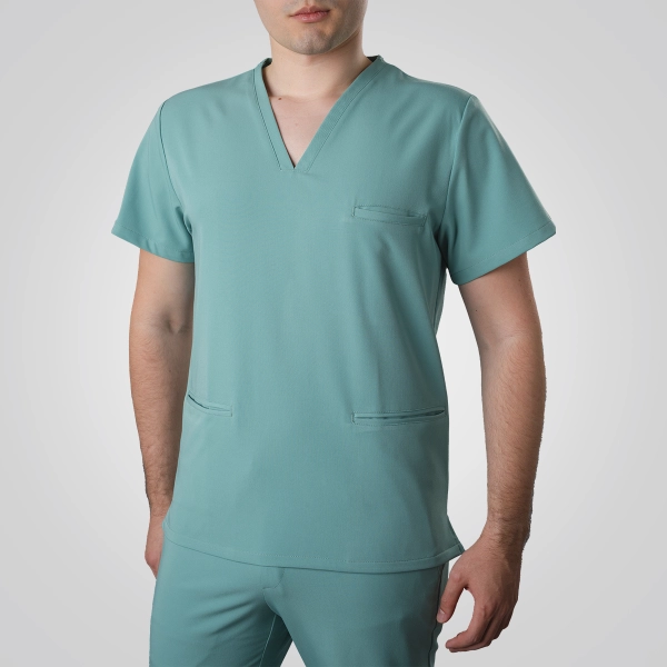 Bluză medicală verde bărbați Osler