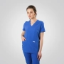 Bluză medicală albastră de damă Okami thumbnail