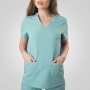 Bluză medicală verde de damă Okami thumbnail