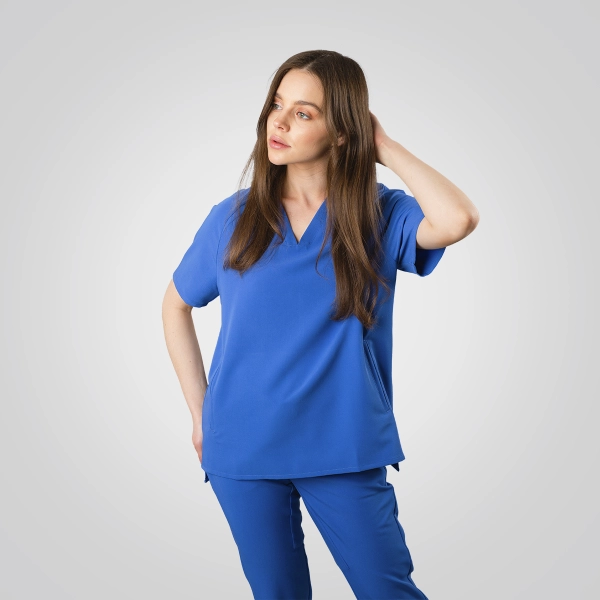 Bluză medicală albastră de damă Jex-Blake