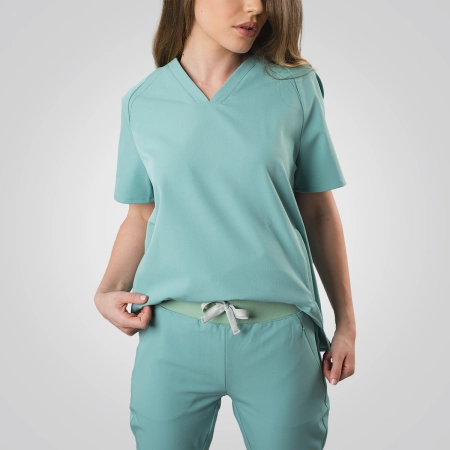 Bluză medicală verde de damă Jex-Blake