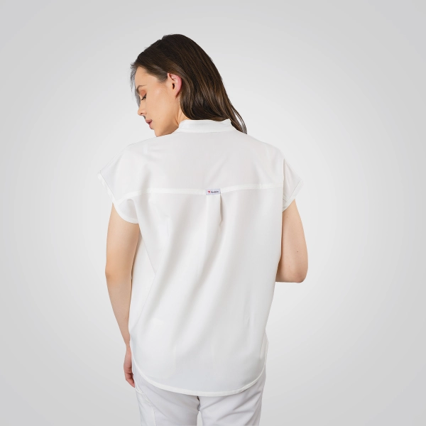 Bluză medicală albă de damă Chieu