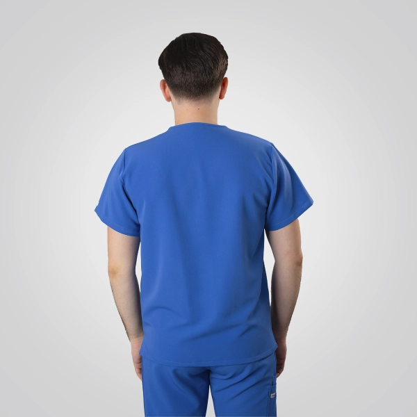 Bluză medicală albastră bărbați Aranzi