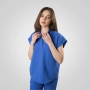 Bluză medicală albastră de damă Picotte thumbnail