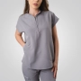 Bluză medicală gri de damă Picotte thumbnail