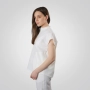 Bluză medicală albă de damă Picotte thumbnail