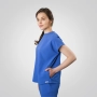 Bluză medicală albastră de damă Crumpler thumbnail