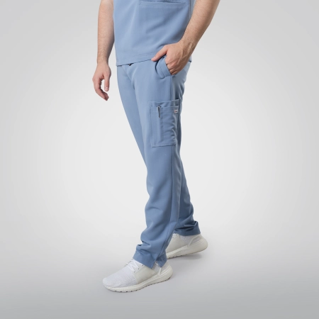 Pantaloni medicali bleu bărbați Harvey