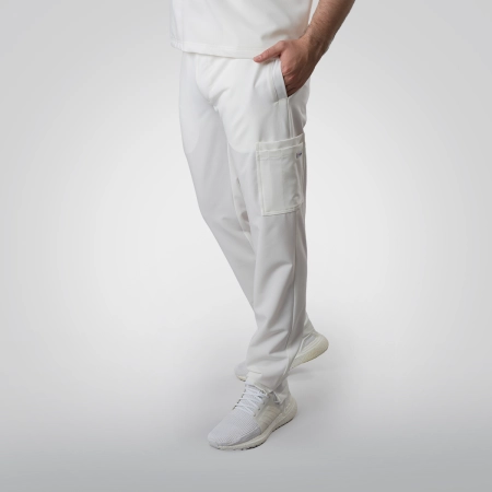 Pantaloni medicali albi bărbați Harvey