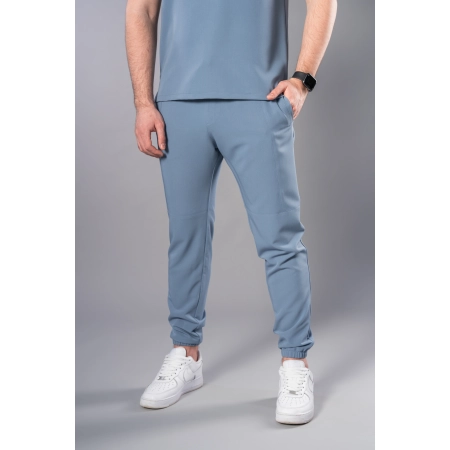 Pantaloni medicali bleu bărbați Obi