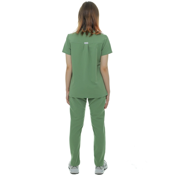 Costum medical verde de damă Elion