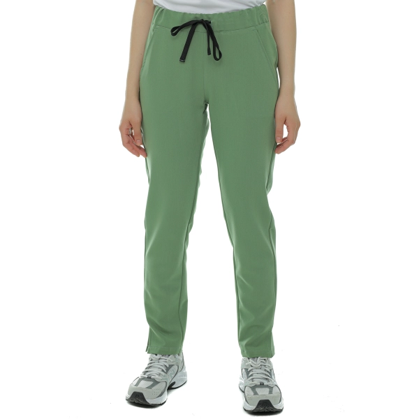 Pantaloni medicali verzi de damă Elion