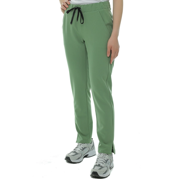 Pantaloni medicali verzi de damă Elion