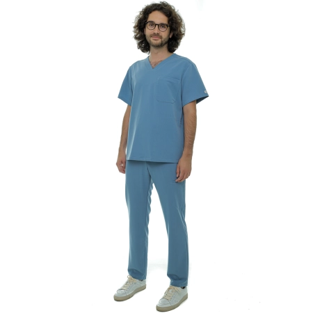 Costum medical bleu bărbați Hess