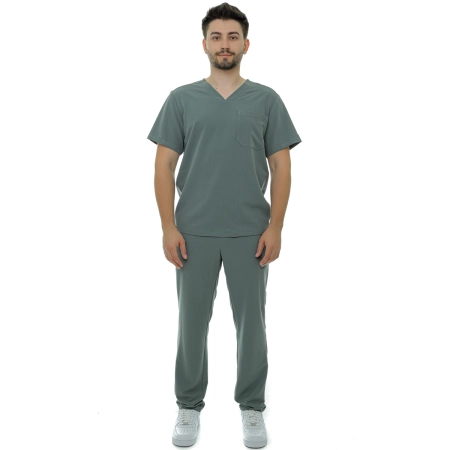 Costum medical gri bărbați Hess