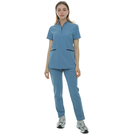 Costum medical bleu de damă Elion