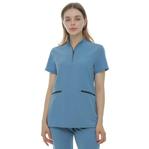 Bluză medicală bleu de damă Elion