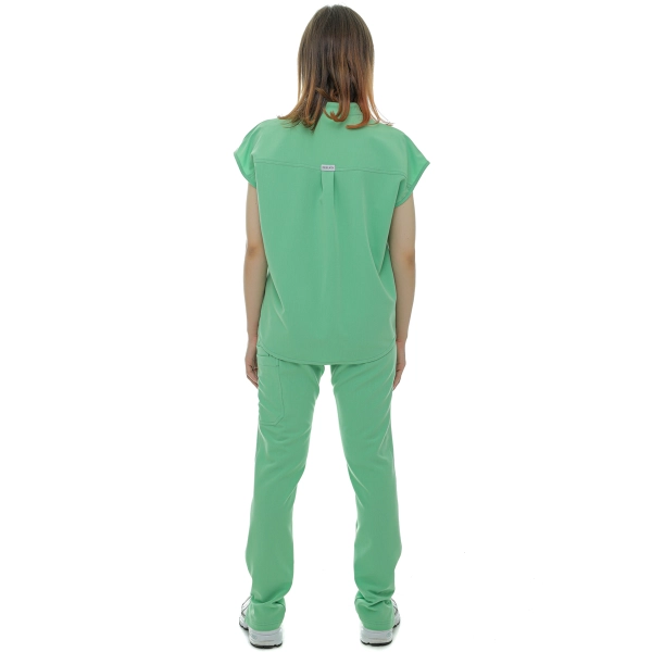 Costum medical verde crud de damă Chieu