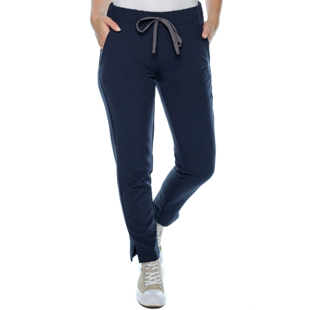 Pantaloni medicali bleumarin de damă Elion