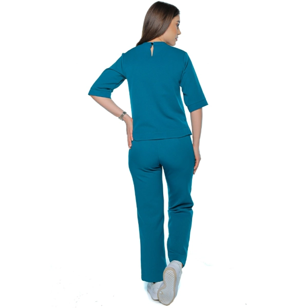 Costum medical turcoaz de damă Sachs