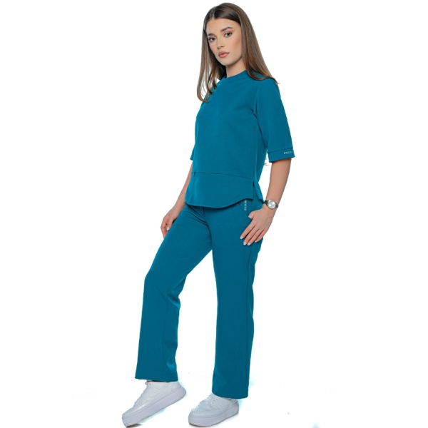 Costum medical turcoaz de damă Sachs