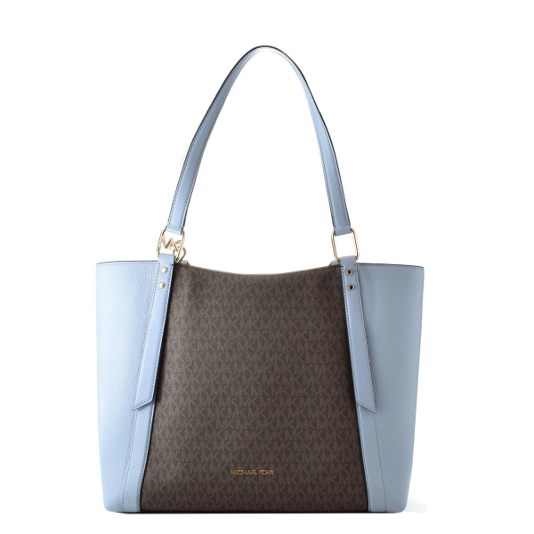 Geanta Michael Kors Arlo 35F3GW7T3B-PALE-BLUE, 26 x 29 x 14, Albastru