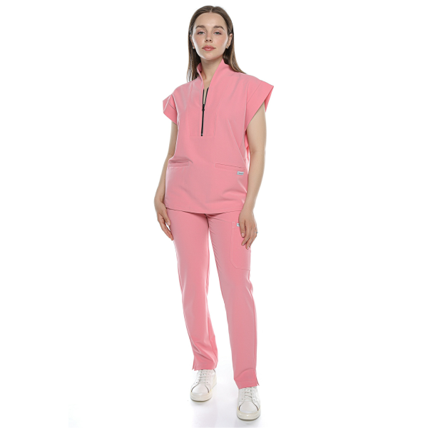 Costum medical roz de damă Blackwell