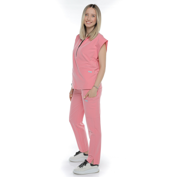 Costum medical roz de damă Blackwell