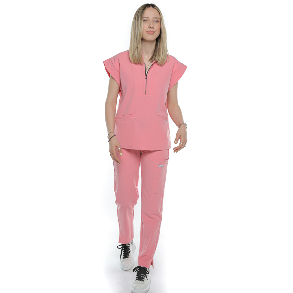 Costum medical roz de damă Blackwell