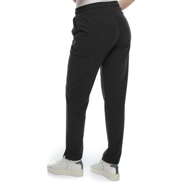 Pantaloni medicali negri de damă Blackwell