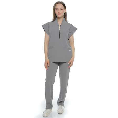  Costum medical gri de damă Blackwell