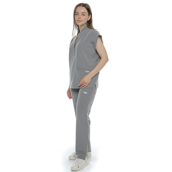  Costum medical gri de damă Blackwell