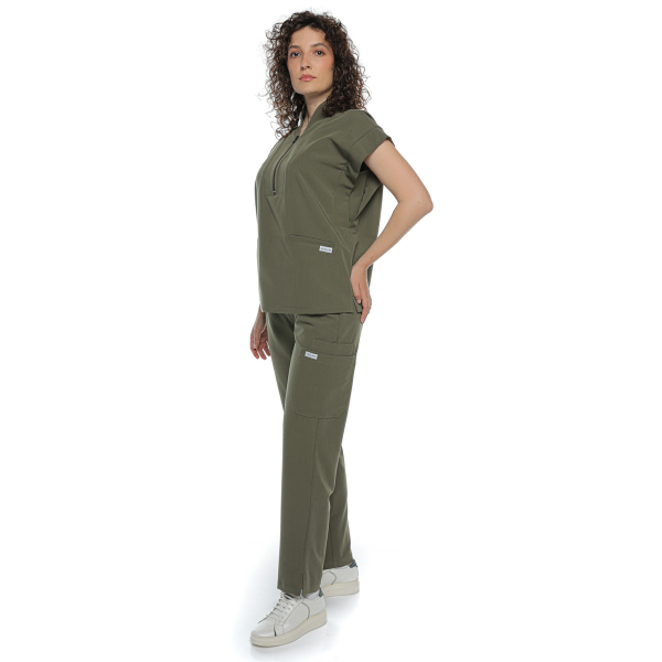  Costum medical kaki de damă Blackwell