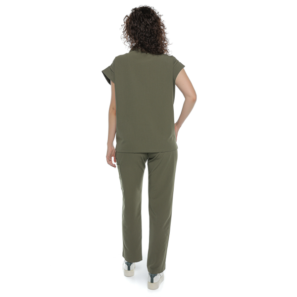  Costum medical kaki de damă Blackwell